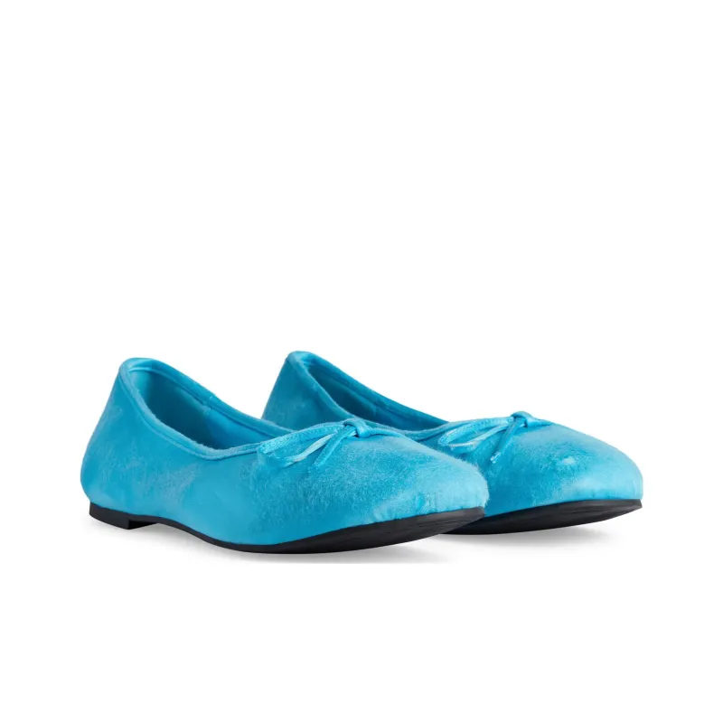 Balenciaga Leopold Ballerina Shoes 'Turquoise'-2