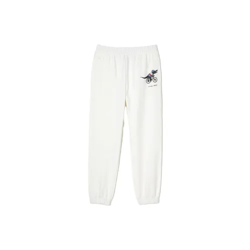 LACOSTE Knitted Sweatpants Men White