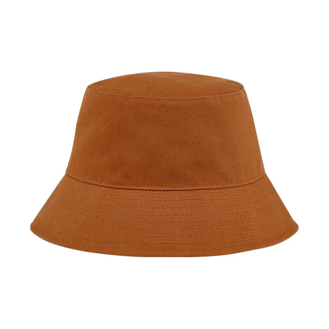 MCM Polyester Bucket Hats Unisex Cognac-1