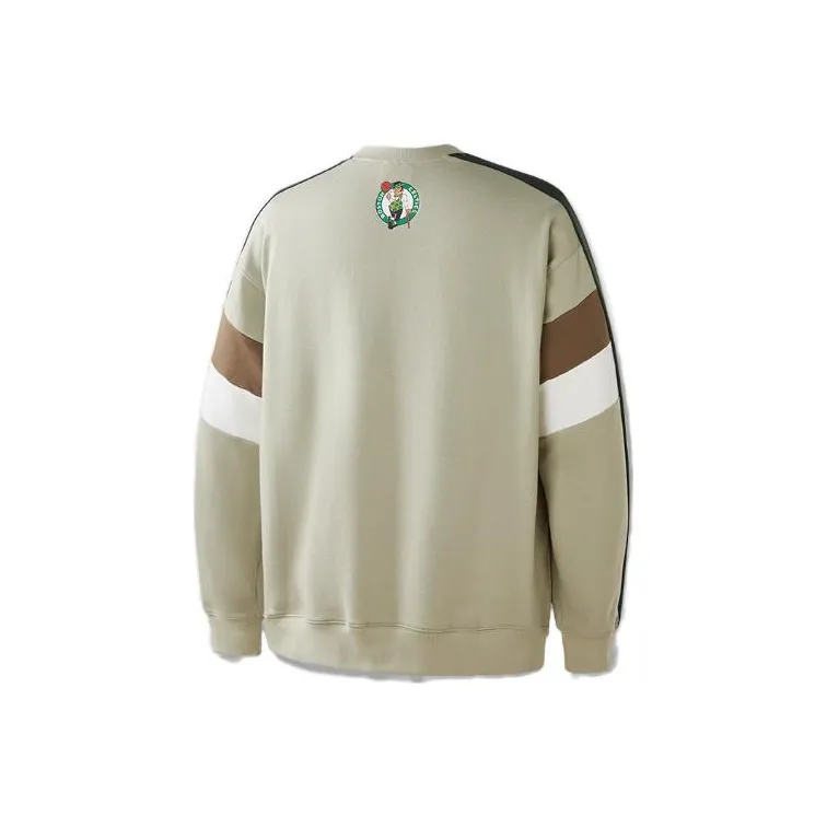 NBA Team Story Series Sweatshirts Unisex Khaki Green-1