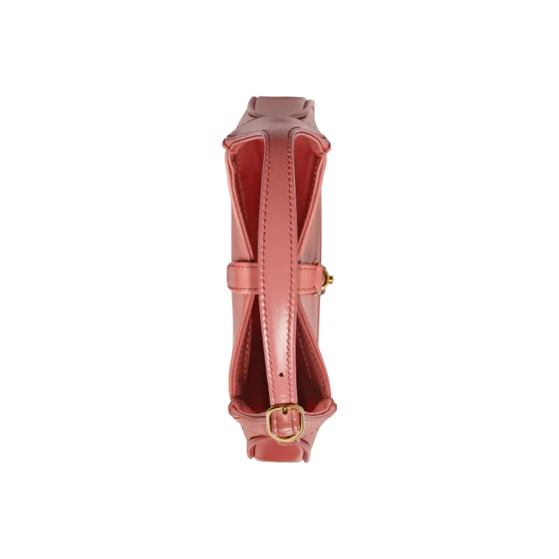 GUCCI Jackie 1961 Leather Crescent Shoulder Bag Shoulder Bag Crossbody Bag Mini Women's Pink-6