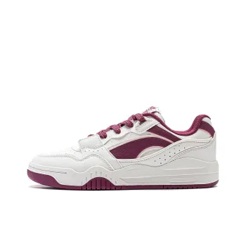 LiNing Yuebai Anti Slip Wear Resistant Low Top Skateboard Shoes Women's Mist White