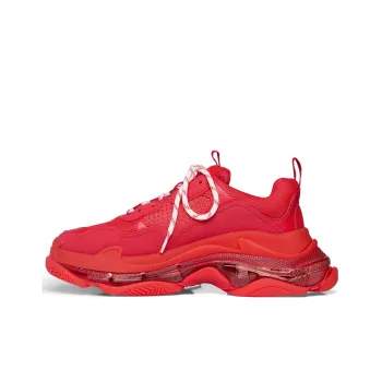 Balenciaga Triple S Sneaker 'Clear Sole   Red White Laces'