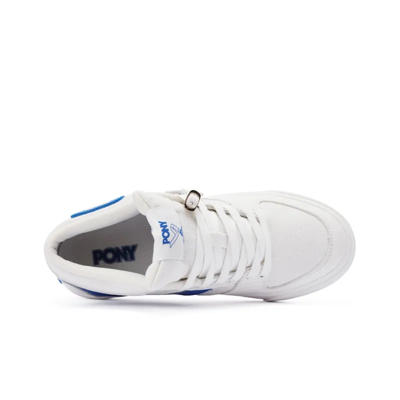 PONY Atop Mid Top Skateboard Shoes Unisex Royal Blue-2