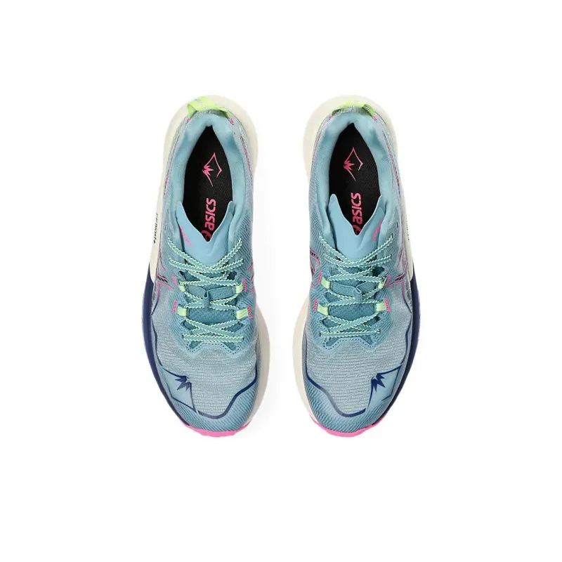Asics Fujispeed 2 Gris Blue Black Women's-4