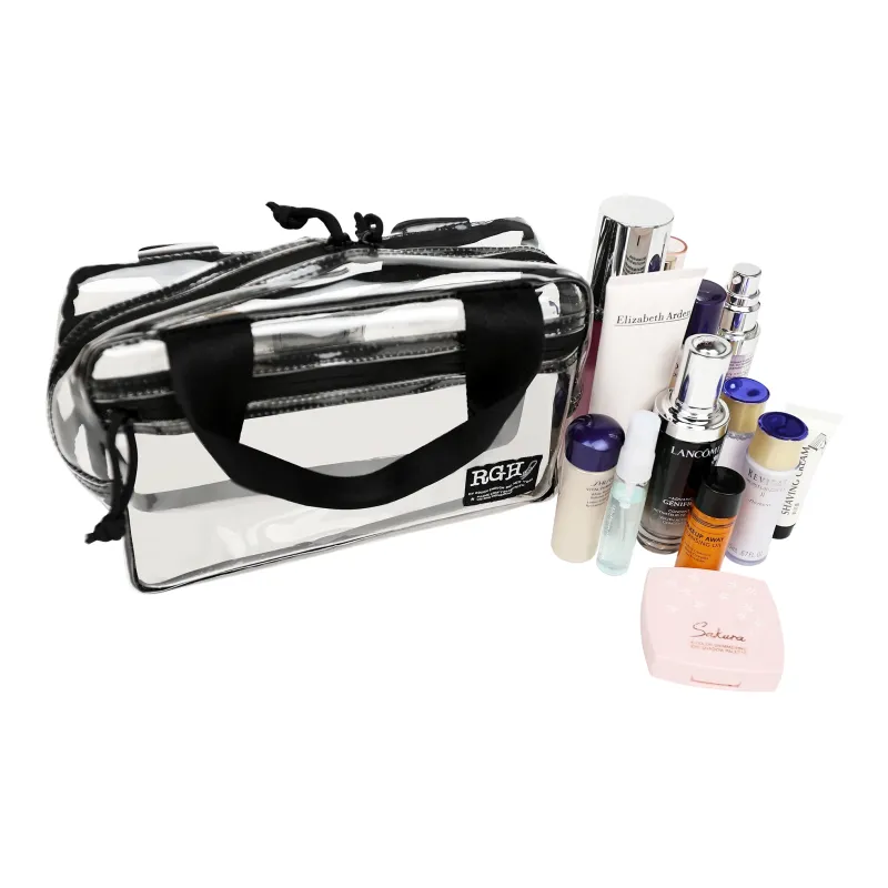 Rough Enough PVC Storage Bag, Toiletry Bag Unisex Transparent-1