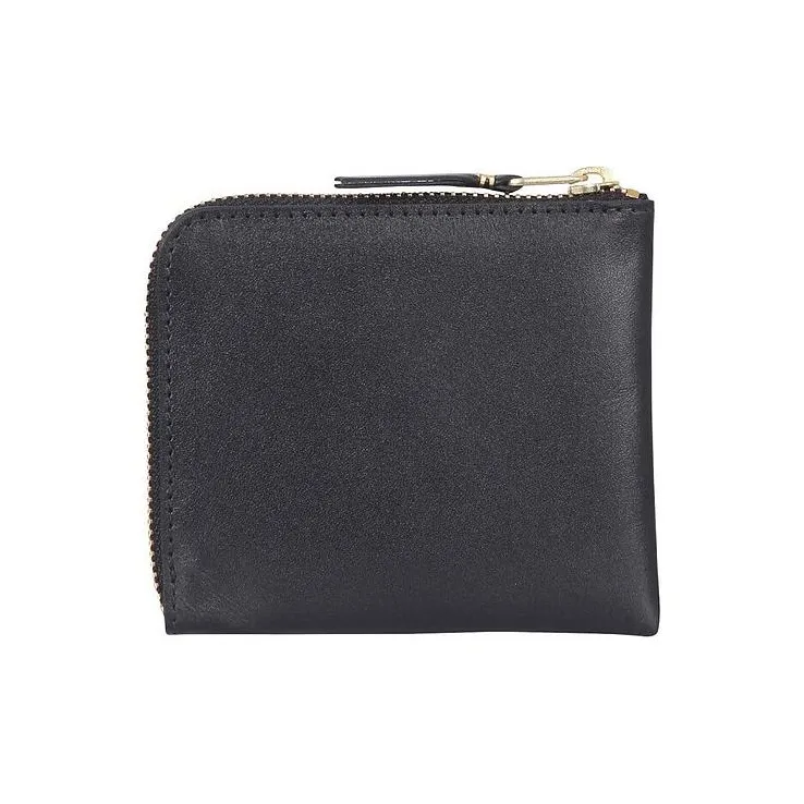 CDG Cow Leather Wallet Regular Women's Black-2