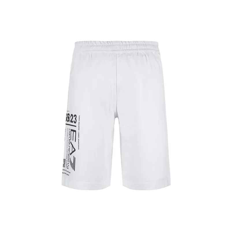 EMPORIO ARMANI EA7 Casual Shorts Men White-1