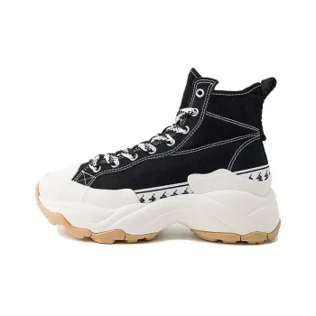 Kappa Wear Resistant High Top Casual Shoes Women's Black