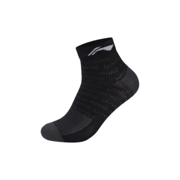 LiNing Badminton Equipment Black White Gray Cotton, Polyamide Unisex One Size
