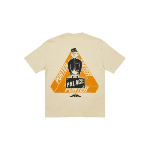 Porter PALACE X PORTER T-Shirts Unisex Apricot Cream