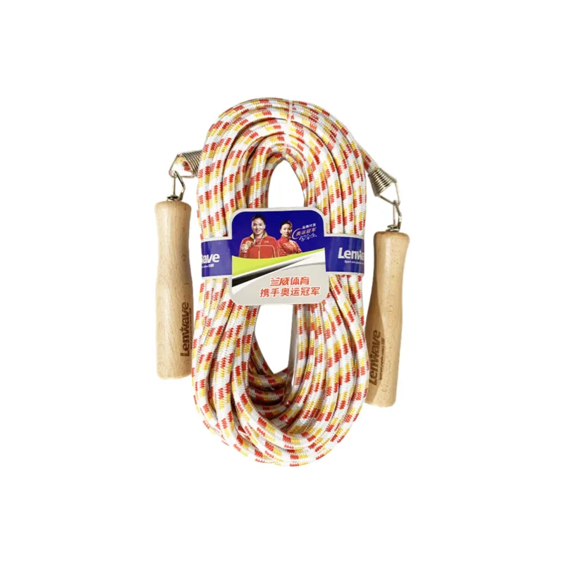 LENWAVE Casual Entertainment Non Countable Jump Ropes Students Handle Material Solid Wood, Rope Material, Silicone 10m-0