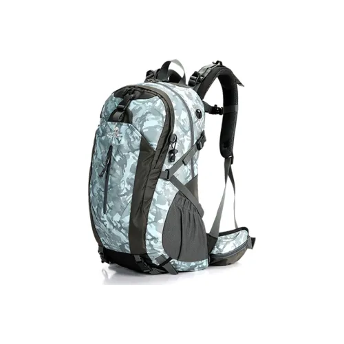 CAMEL Polyester Backpack Medium Size Unisex Black