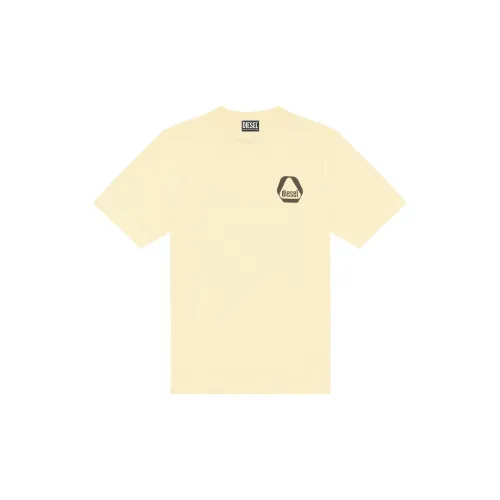 DIESEL T-Shirts Men Yellow