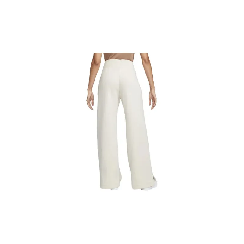 Nike Women's Phoenix Fleece High Waisted Wide Leg Sweatpants Light Orewood Barn/Sail-1