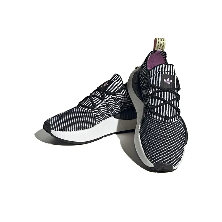 NMD_W1 Women's Adidas Originals 'Black White Lilac' Women's-2