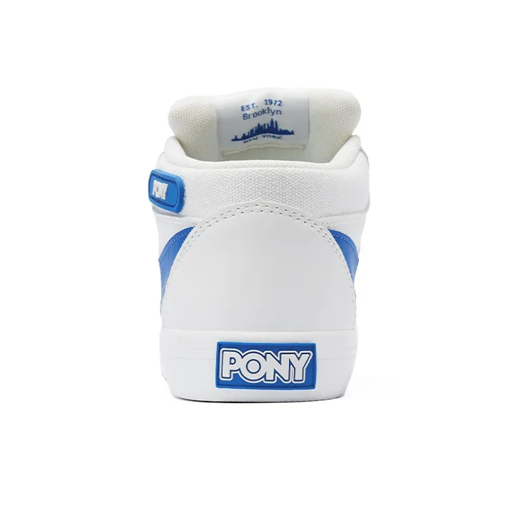 PONY Atop Mid Top Skateboard Shoes Unisex Royal Blue-3