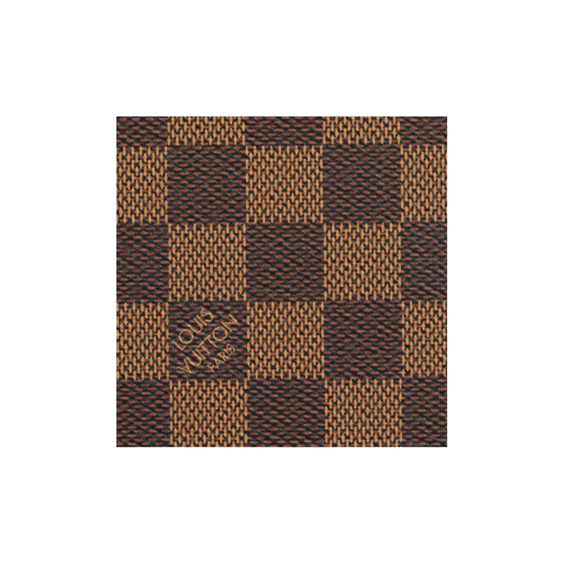 LOUIS VUITTON Canvas Key Pouch Regular Unisex Brown-4
