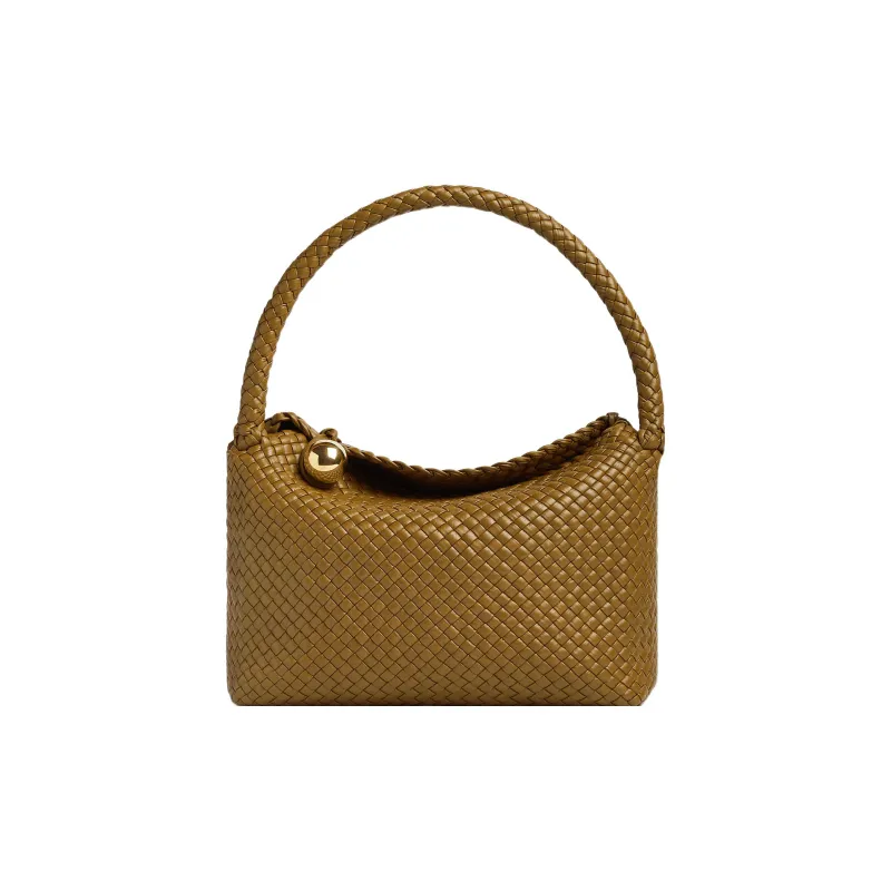 Bottega Veneta Calfskin Handbag, Shoulder Bag Trumpets Women's Brown-0