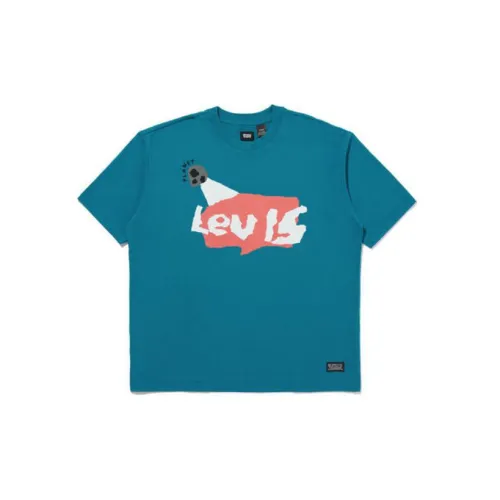 Levis T-Shirts Men Blue