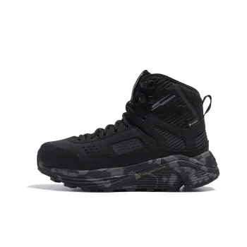KOLON SPORT 24Nature Anti-Slip Wear-Resistant High-Top Trekking Shoes Unisex Black