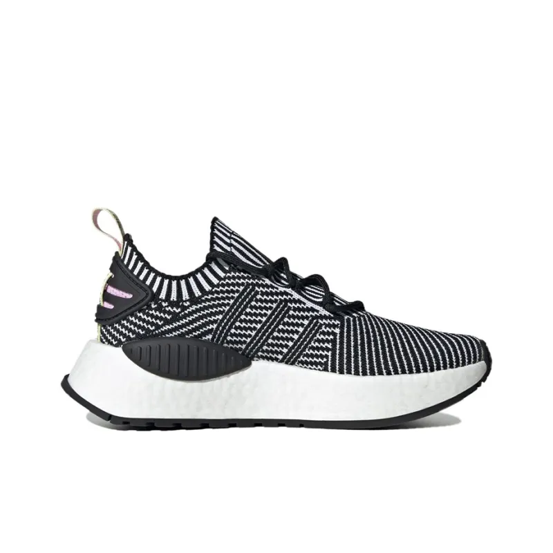 NMD_W1 Women's Adidas Originals 'Black White Lilac' Women's-1