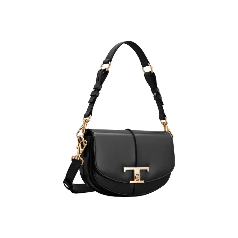 TOD'S Leather Handbag Shoulder Bag Women's Black-1