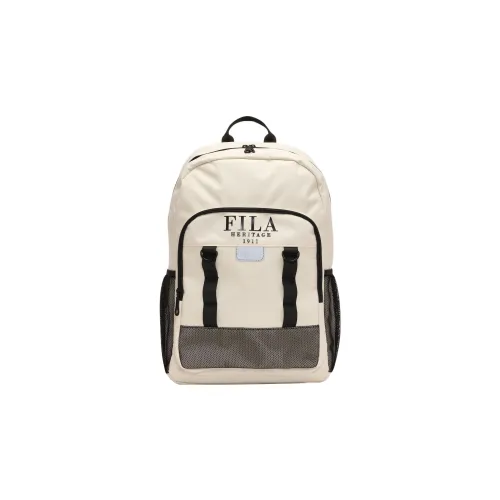 FILA Polyester Backpack Regular Unisex Beige