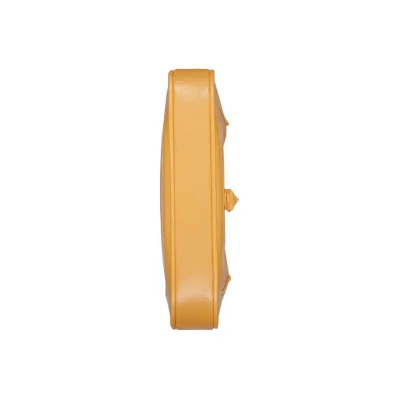 GUCCI Jackie 1961 Leather Crescent Shoulder Bag Shoulder Bag Crossbody Bag Mini Women's Yellow-5
