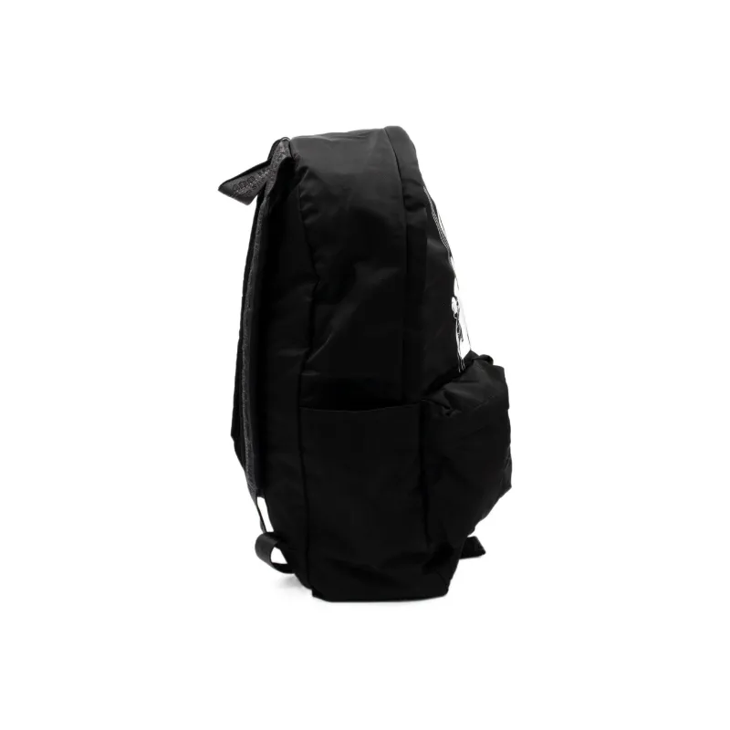 OFF WHITE Logo Print Backpack Black-2