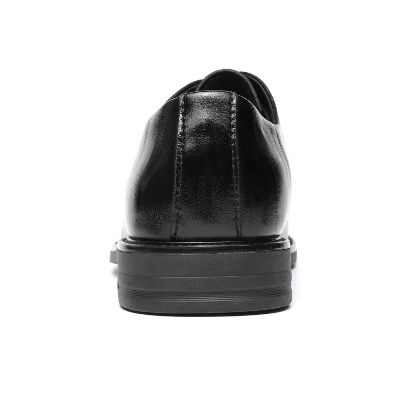 CHINT Dress Shoes Men Low Top Black-3
