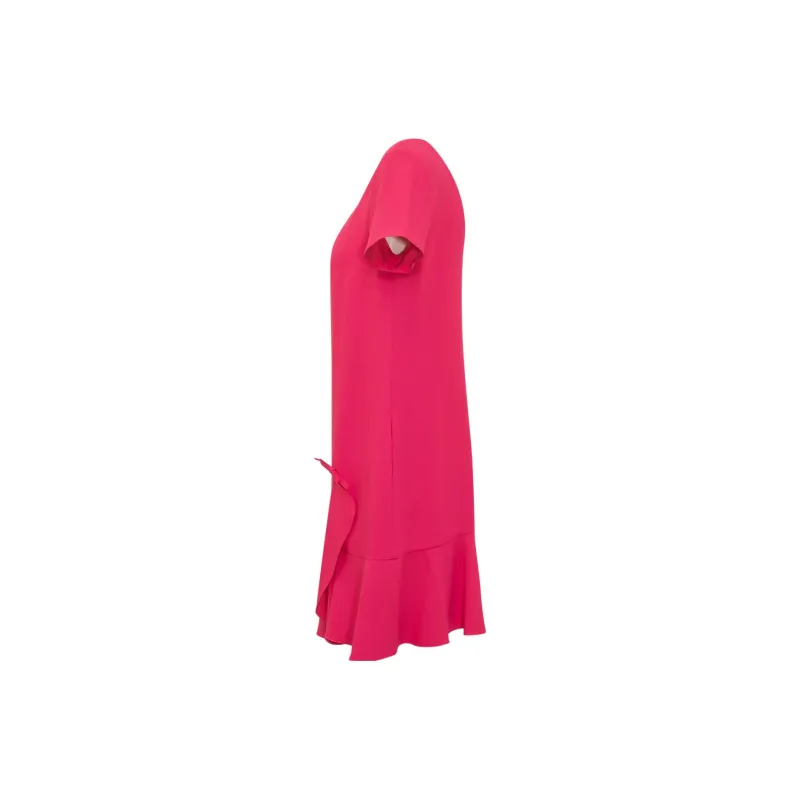 RED VALENTINO Bow Detailed Ruffled Dress-2