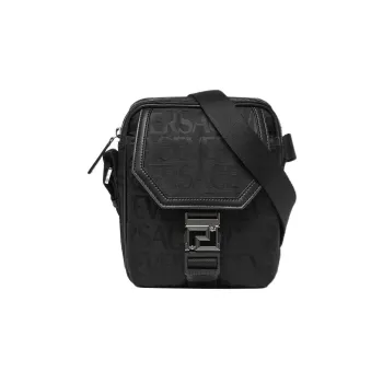 FANSIZHE Polyamide Crossbody Bag, Shoulder Bag Men's Black