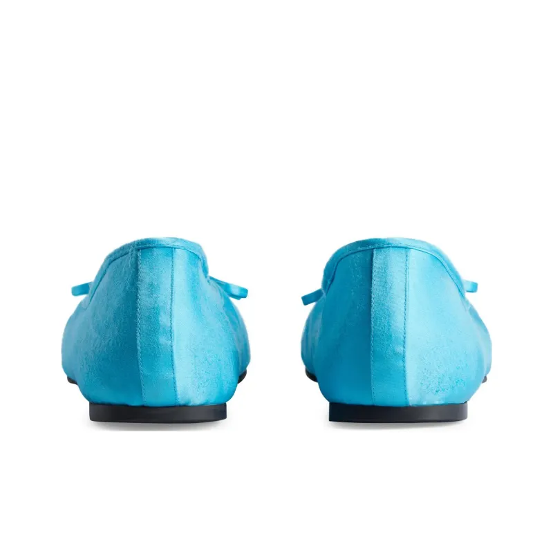 Balenciaga Leopold Ballerina Shoes 'Turquoise'-3