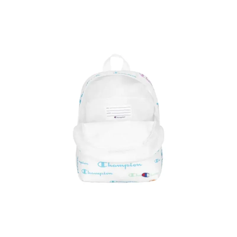 Champion Polyester Backpack Mini Unisex White-4