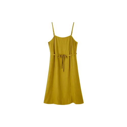 SMEN Slip Dresses Women's Vanilla