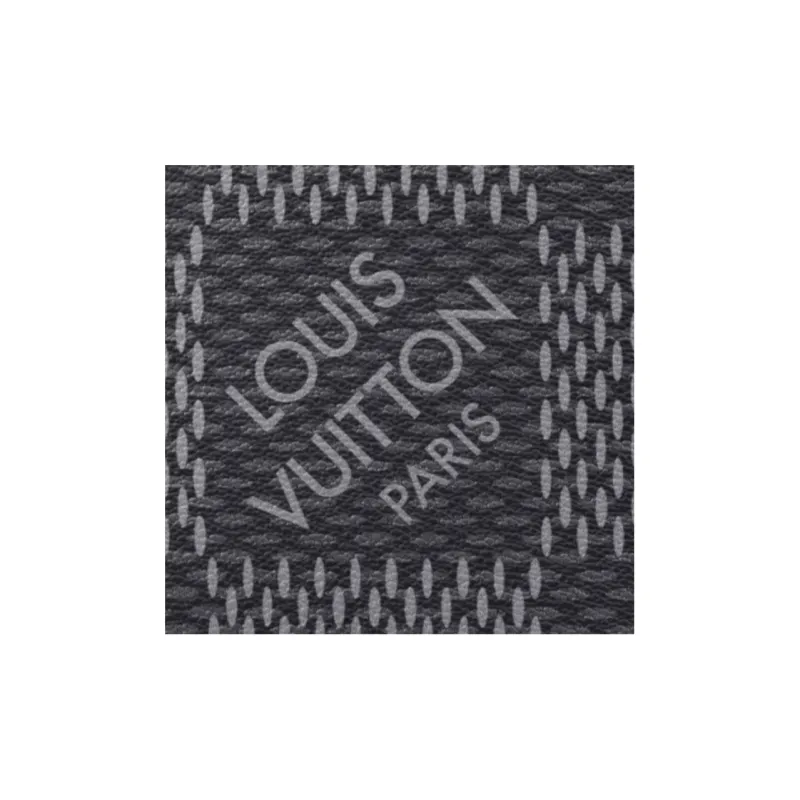 LOUIS VUITTON CAMPUS Coated Canvas Backpack Men's Gray-4