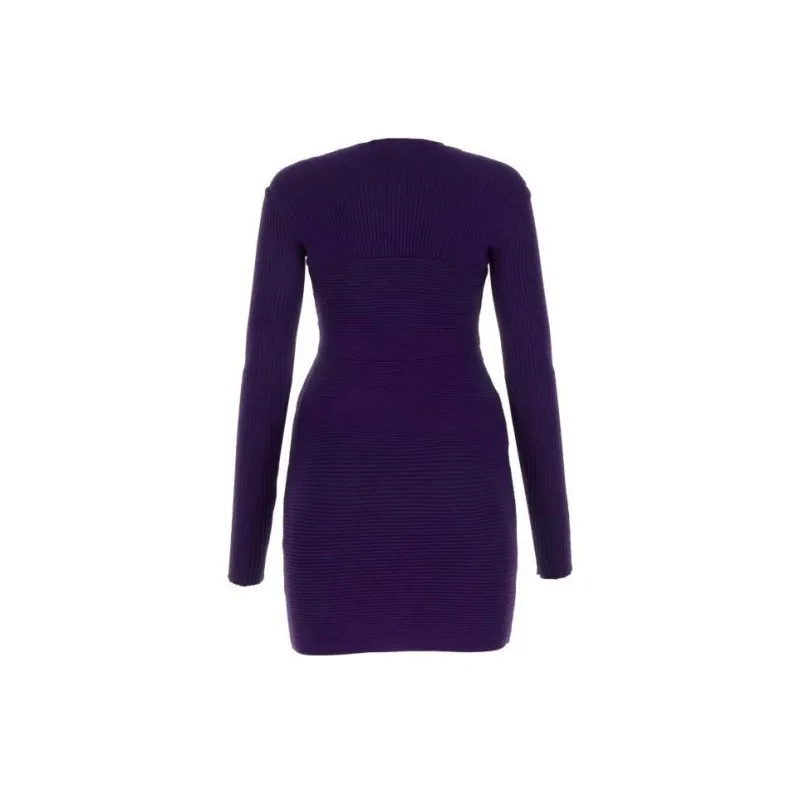PHILOSOPHY DI LORENZO SERAFINI Long Sleeved Dresses Women's Purple-1