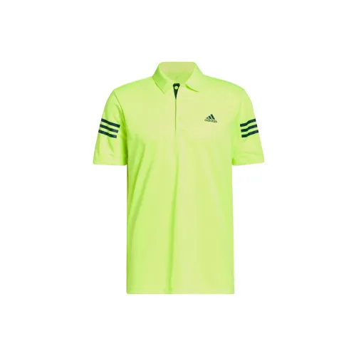 Adidas Polo Shirts Men Lime Green