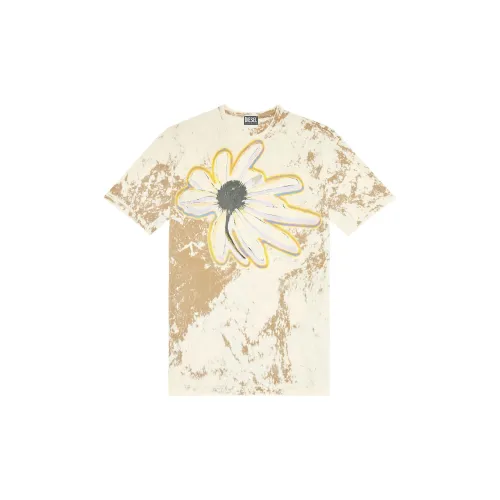 DIESEL T-Shirts Men Yellow