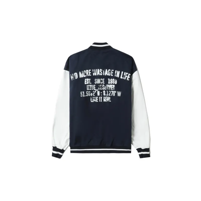 Izzue Slogan print Bomber Jacket-1