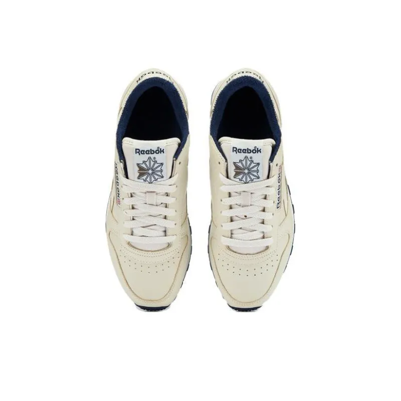 Reebok Classic Leather Vintage 'Beige Navy'-4