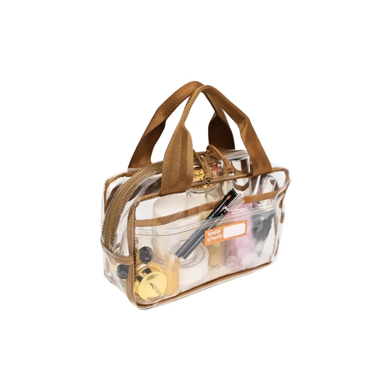 Rough Enough PVC Storage Bag, Toiletry Bag Unisex Transparent-7