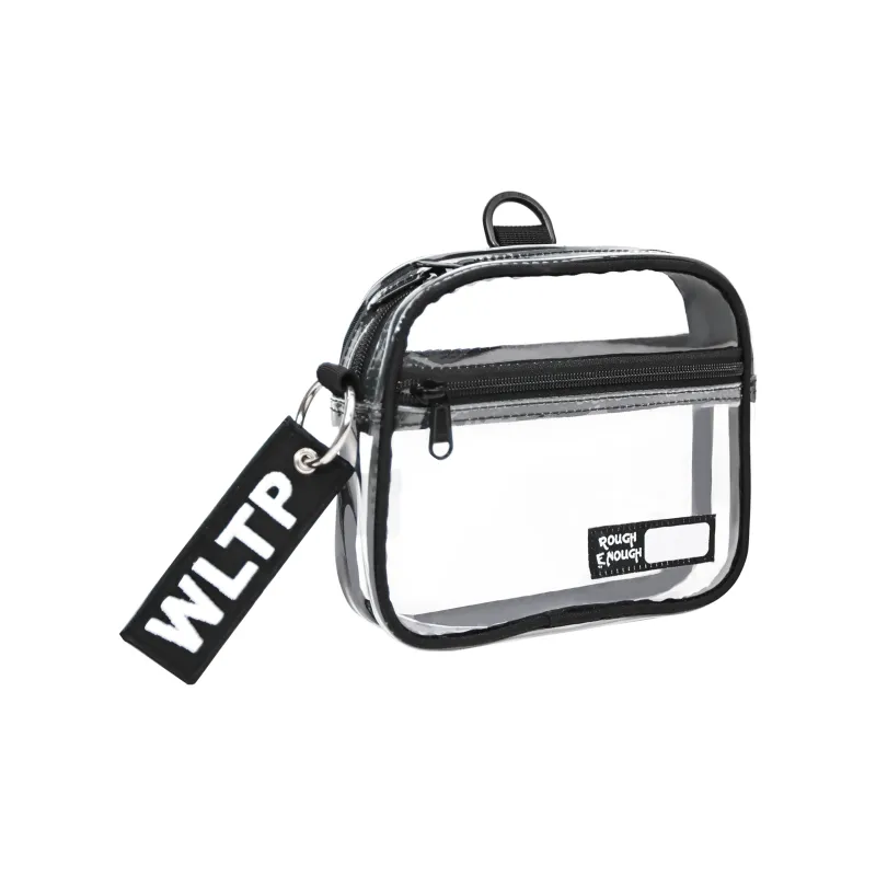 Rough Enough PVC Makeup Bag, Storage Bag, Toiletry Bag Regular Unisex Transparent-0