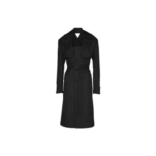 Bottega Veneta Trench Coats Women's Black