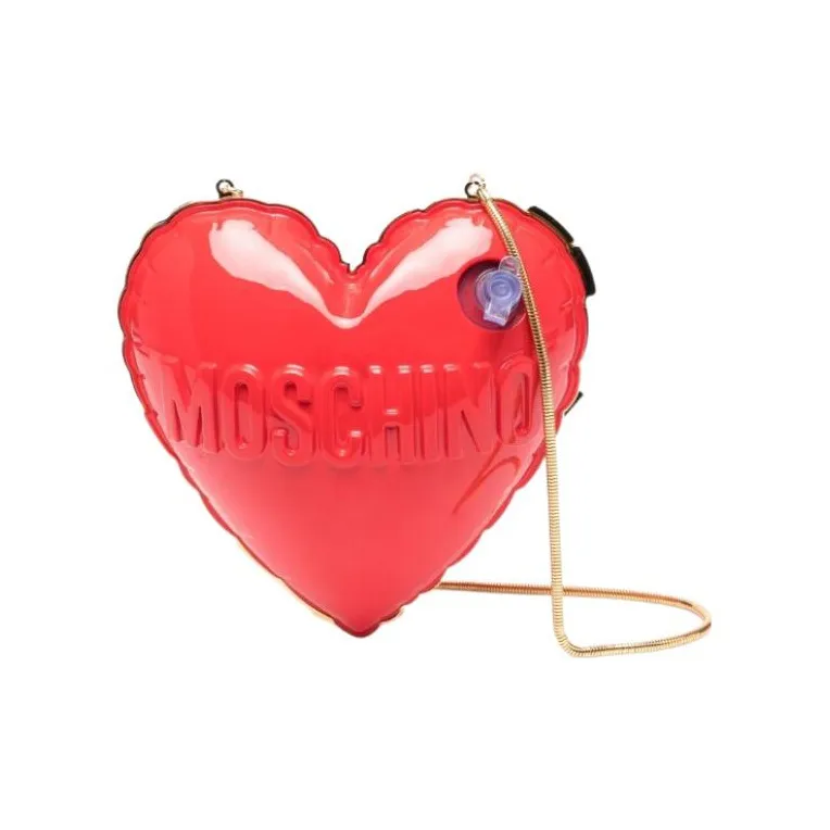 MOSCHINO Inflatable-heart Shoulder Bag-0