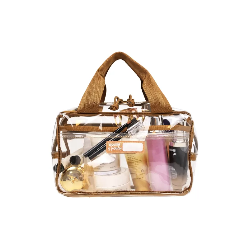 Rough Enough PVC Storage Bag, Toiletry Bag Unisex Transparent-6