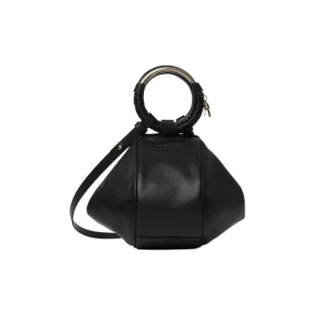 See By Chloe Hana Sheepskin Wrist Bag, Shoulder Bag, Crossbody Bag, Handbag Regular Women's Black