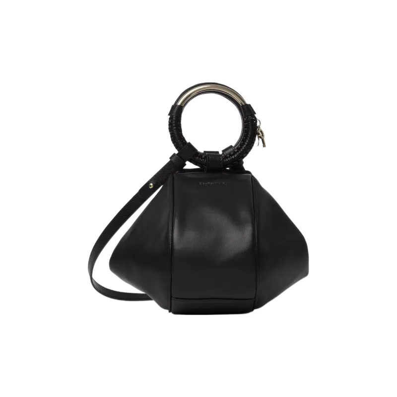 See By Chloe Hana Sheepskin Wrist Bag, Shoulder Bag, Crossbody Bag, Handbag Regular Women's Black-0