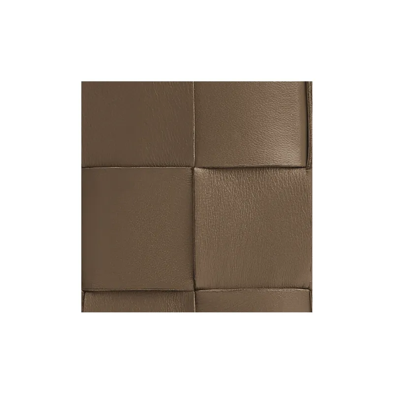 Bottega Veneta CASSETTE Sheepskin With Cow Leather One Shoulder Crossbody Cell Phone Pouch Women's Taupe-3